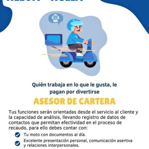 🚀 ¡Únete a nuestro equipo en Neiva – Huila!