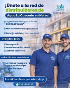 🚀 ¡Gana dinero con Agua La Cascada en Neiva! 💧
