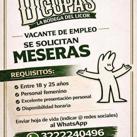 🍻✨ ¡ÚNETE AL EQUIPO DE D’COPAS! ✨🍻